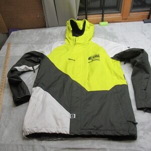 Ride Snowboards Jacket Mens Large Yellow Insulated Georgetown Waterproof Hooded